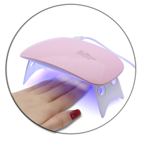 NAILCO 6W Mini lampa do paznokci różowy biały suszarka do paznokci lampa UV LED przenośny mikro USB kabel do użytku domowego suszenia lampa do lakierów żelowych 5